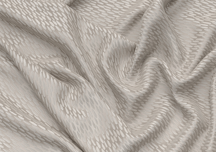 Dew Drop, Metallic Taupe - Motorised Roman Blind - Image 4